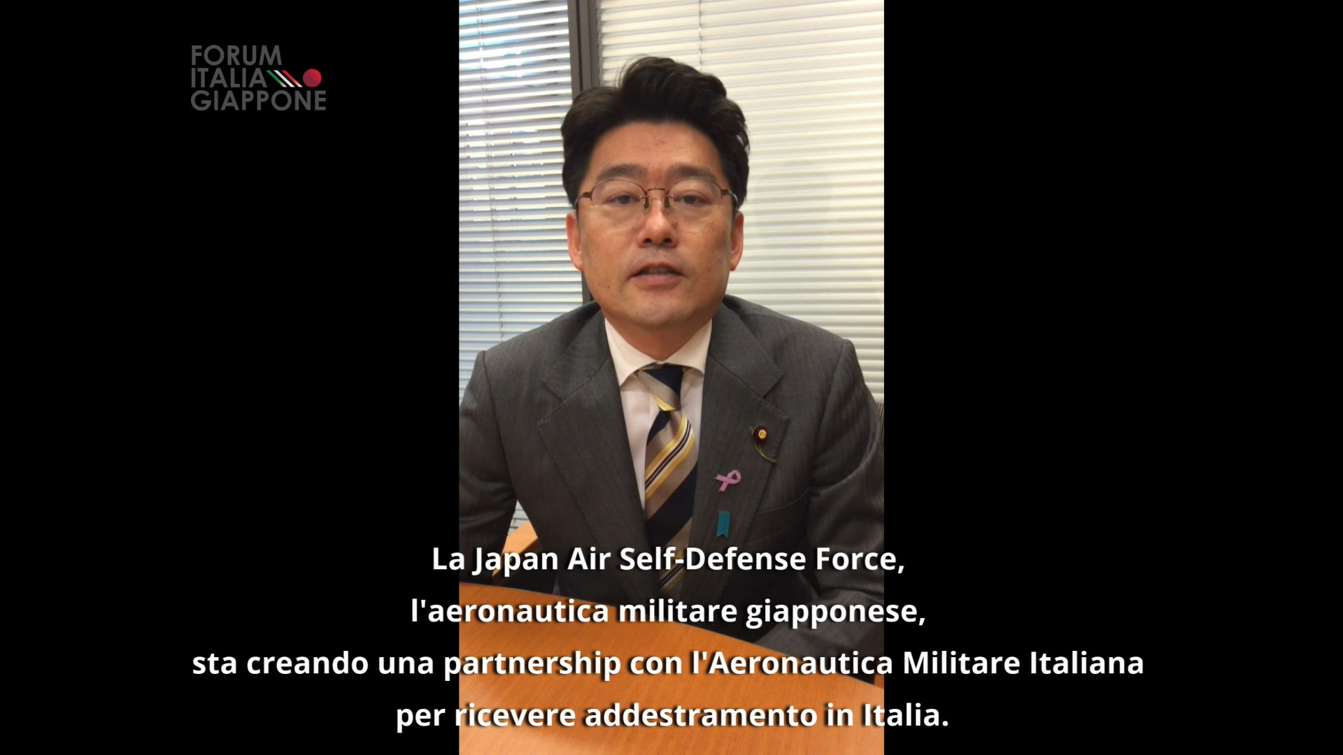 FORUM 2021 Video intervento Vice Ministro della Difesa Makoto Oniki