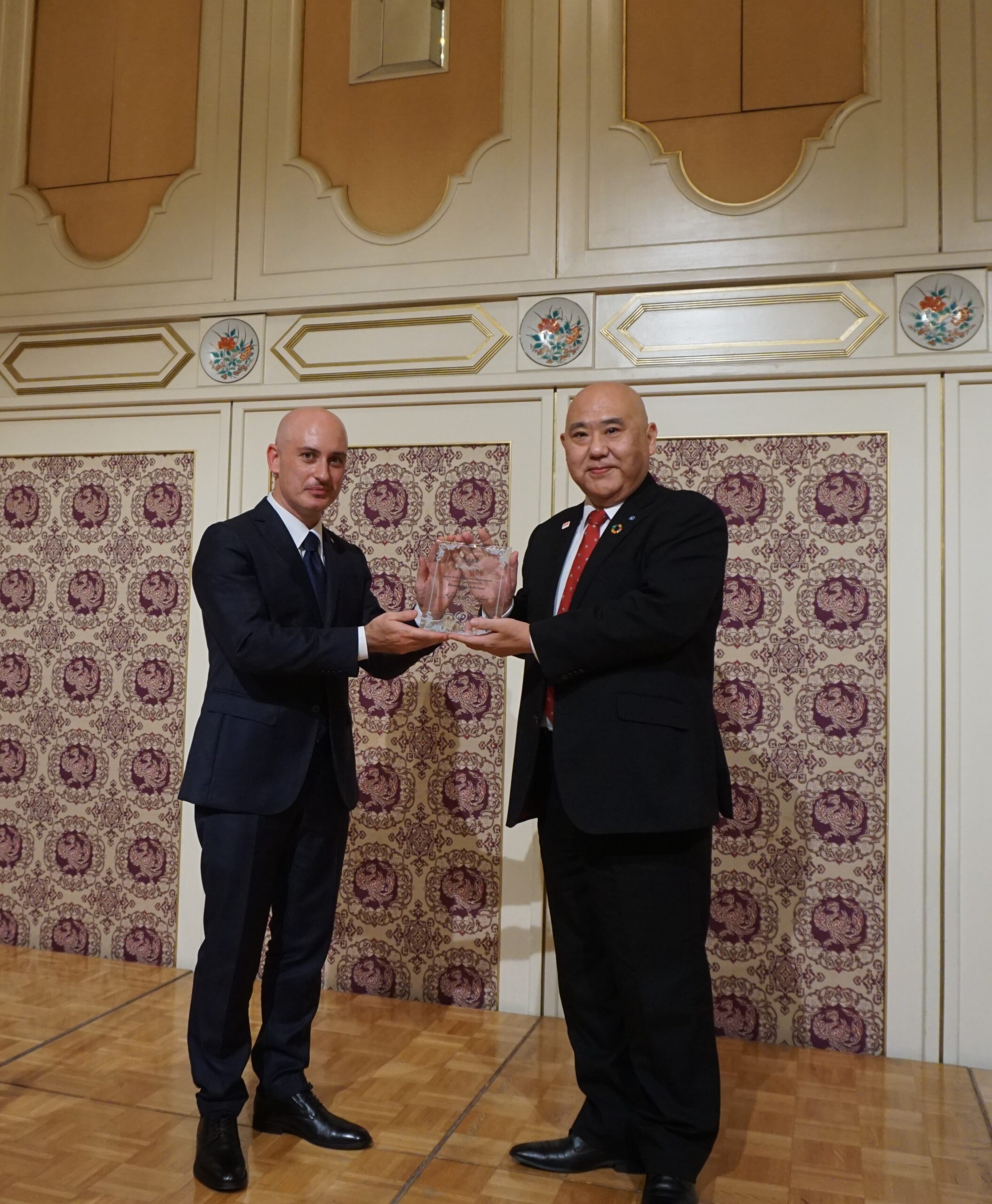 FORUM 2021 Cena di chiusura lavori – Consegna nomina Honorary Advisor Japan Italy Economic Federation