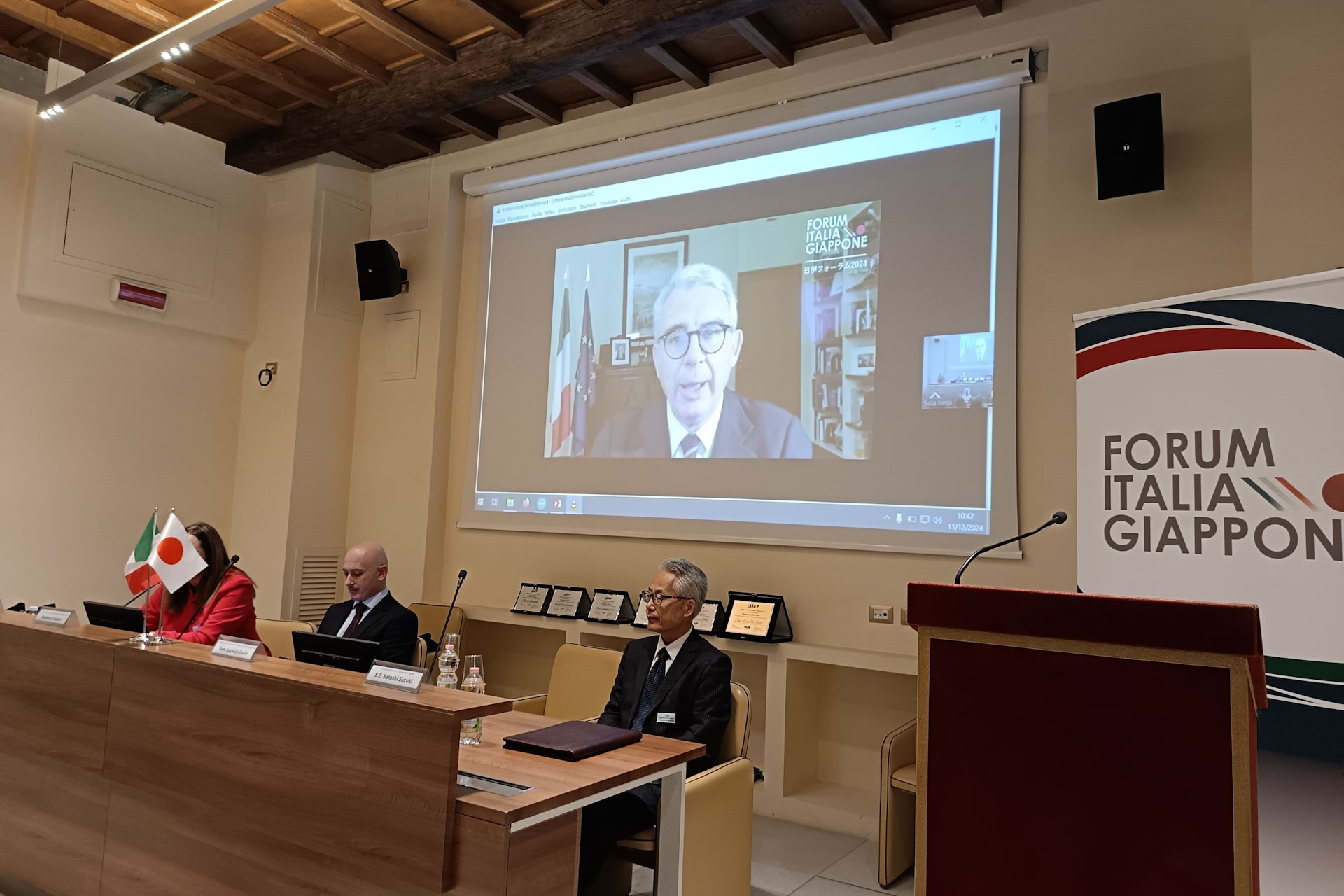 FORUM 2024 S.E. Gianluigi Benedetti Ambasciatore d’Italia in Giappone